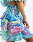 SARA LINEN MINISKIRT