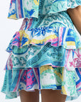 SARA LINEN MINISKIRT