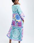 GERMANA LONG 3/4 SLEEVE DRESS