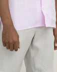GIULIO SHORT LINEN TROUSERS