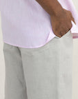 GIULIO SHORT LINEN TROUSERS