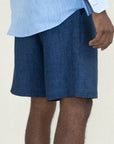 GIULIO SHORT LINEN TROUSERS