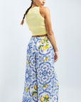 ORNELLA SLEEVE TURN LINEN BOLERO