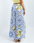LINEN PANTS WITH SLIT