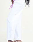 LIA PEARL BUTTONS LINEN PANTS