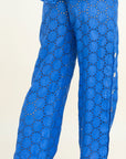 LIA PEARL BUTTONS LINEN PANTS