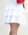 SARA LINEN MINISKIRT