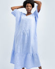 HYDRA LONG LINEN DRESS
