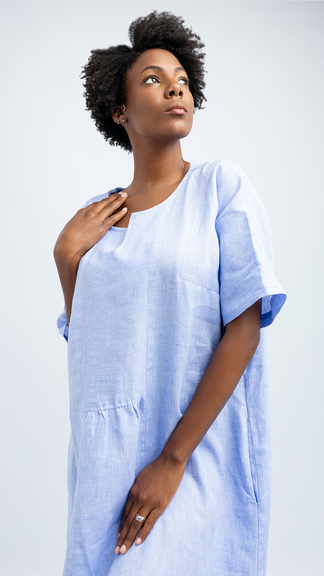 HYDRA LONG LINEN DRESS Mediterraneo Boutique Italiana HYDRA LONG LINEN DRESS Mediterraneo Boutique Italiana