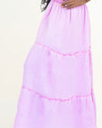 LONG LINEN SKIRT