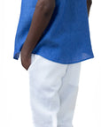 POSILLIPO LONG LINEN TROUSERS