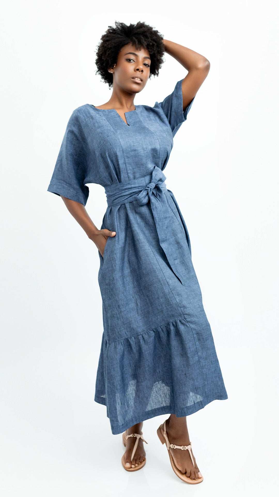 chinese dress ladies Amazon.com: Linen Wrap Belt main image 0