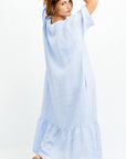 HYDRA LONG LINEN DRESS