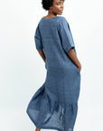 HYDRA LONG LINEN DRESS