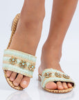 HANDMADE SLIPPER NATURAL WATER