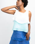 OLIVIA SHORT LINEN DRESS