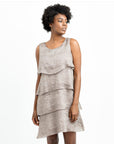 OLIVIA SHORT LINEN DRESS