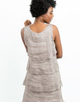 OLIVIA SHORT LINEN DRESS