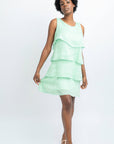 OLIVIA SHORT LINEN DRESS