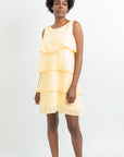 OLIVIA SHORT LINEN DRESS