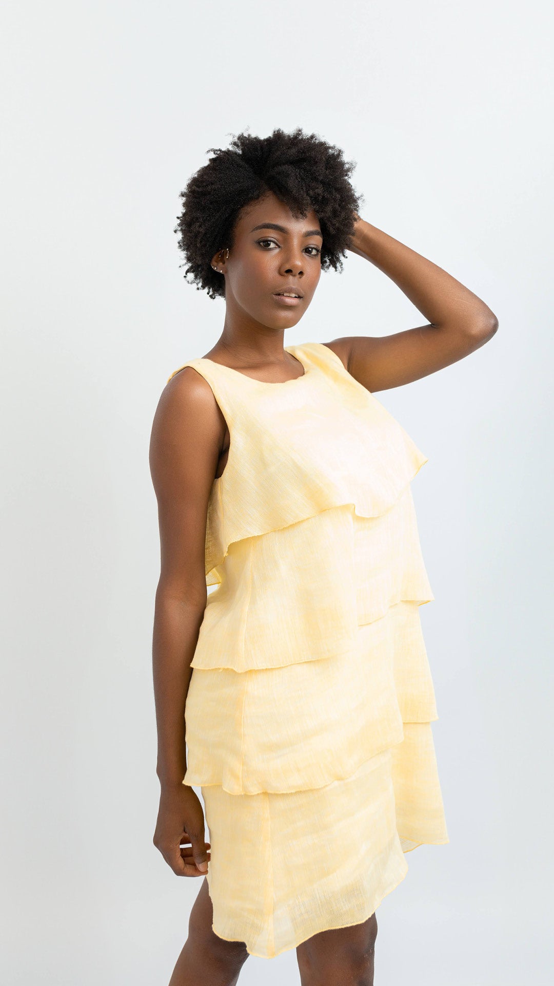 OLIVIA SHORT LINEN DRESS  Mediterraneo Boutique Italiana