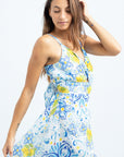 SUSY SHORT LINEN DRESS
