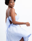 SUSY SHORT LINEN DRESS