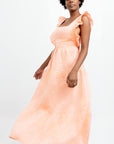 VICTORIA LONG LINEN DRESS