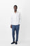 White w/ Yellow Palm Embroidery