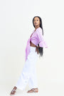 ORNELLA 3/4 SLEEVE LINEN BOLERO