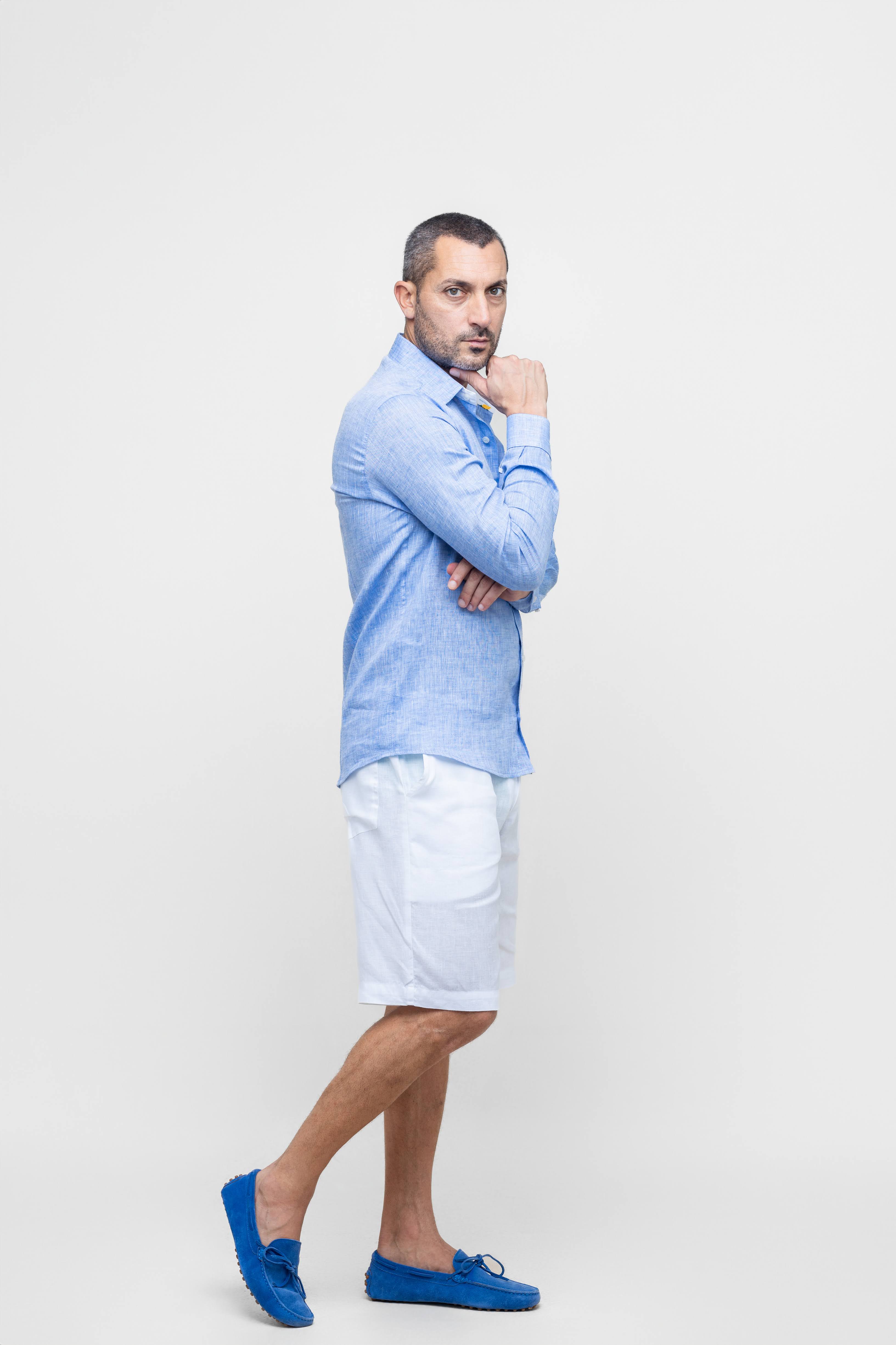 SLIM LINEN SHIRT