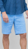 GIULIO SHORT LINEN TROUSERS