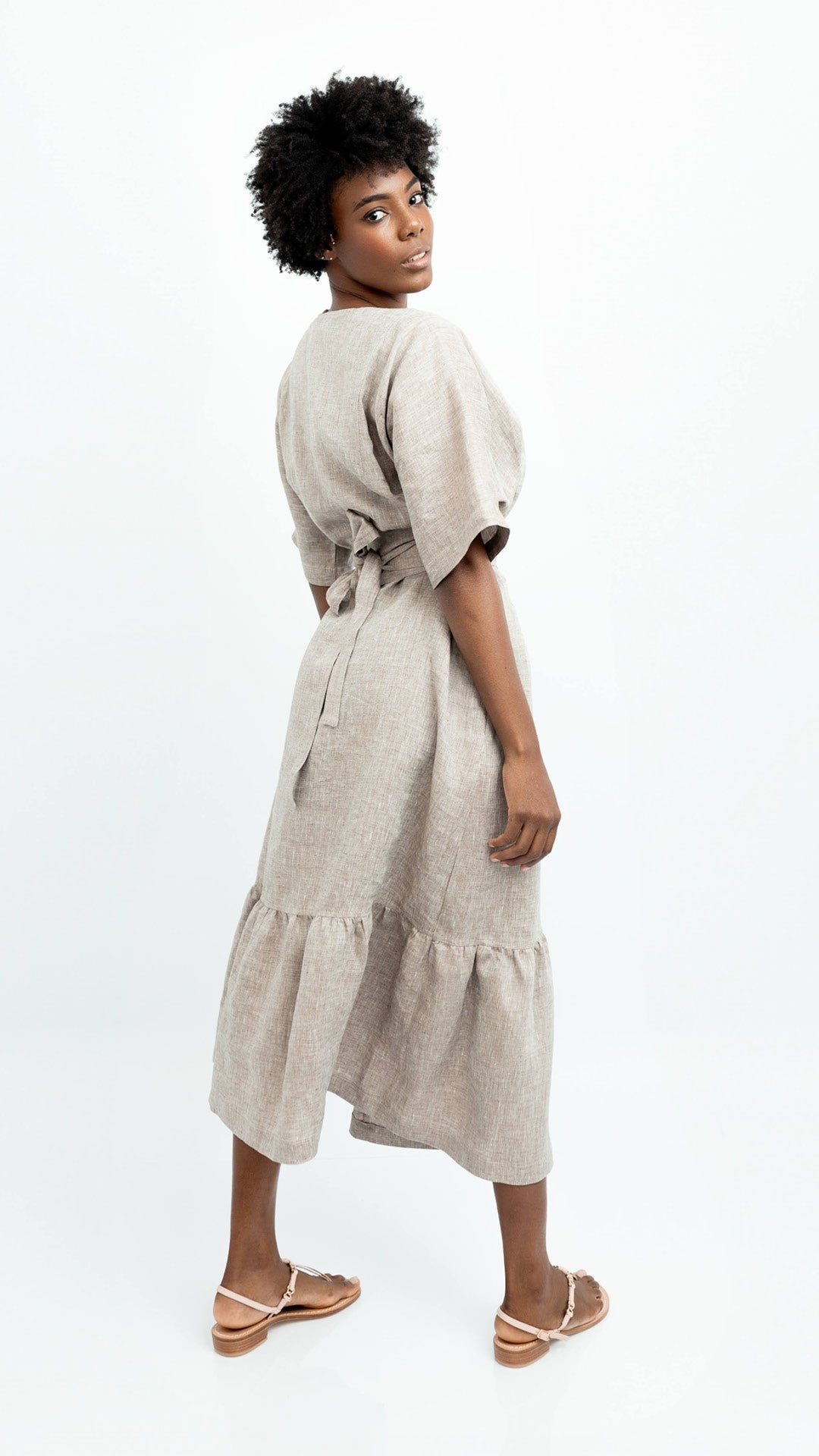HYDRA LONG LINEN DRESS Mediterraneo Boutique Italiana HYDRA LONG LINEN DRESS Mediterraneo Boutique Italiana